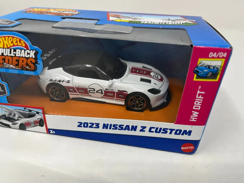 2023 Nissan Z * White * 2024 Hot Wheels Pull-Back Speeders 1:43 Scale Case F 2