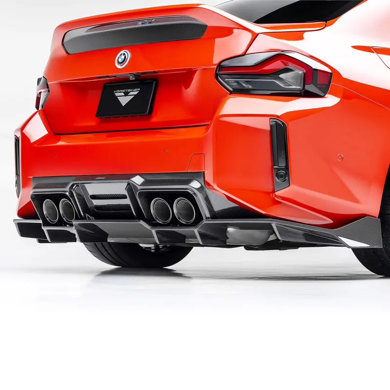 2023-Up Bmw G87 M2 Exterior Vorsteiner Performance Bmw G8x M2 Vrs Aero Diffuser With Under Floor Carbon Fiber Pp 2X2 Glossy V-Style™️ 2