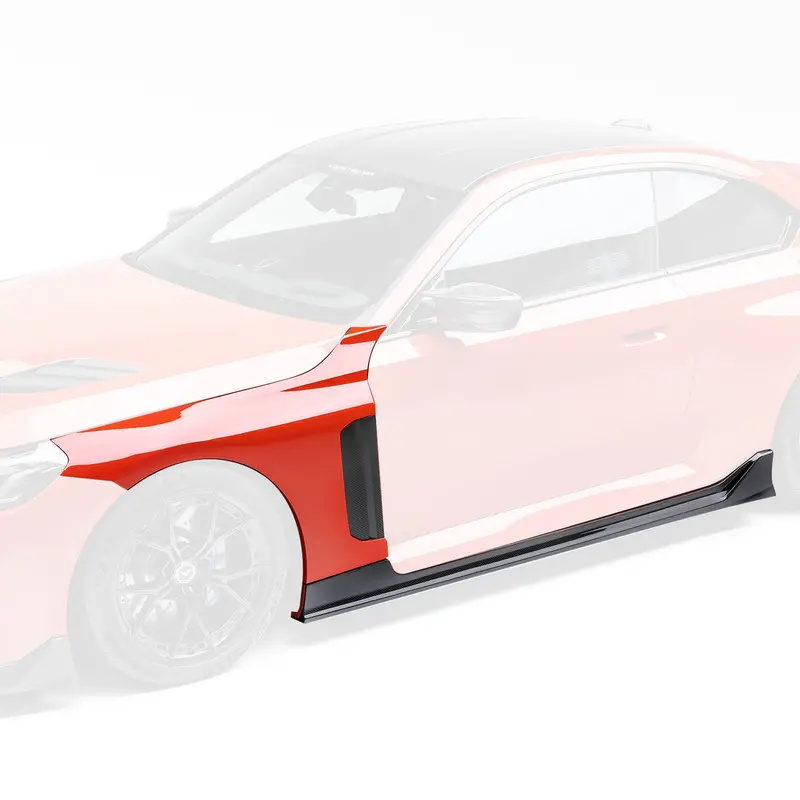 2023-Up Bmw G87 M2 Exterior Vorsteiner Performance Bmw G8x M2 Vrs Aero Vented Fenders With Side Skirts Carbon Fiber Pp 2X2 Glossy V-Style™️ 1