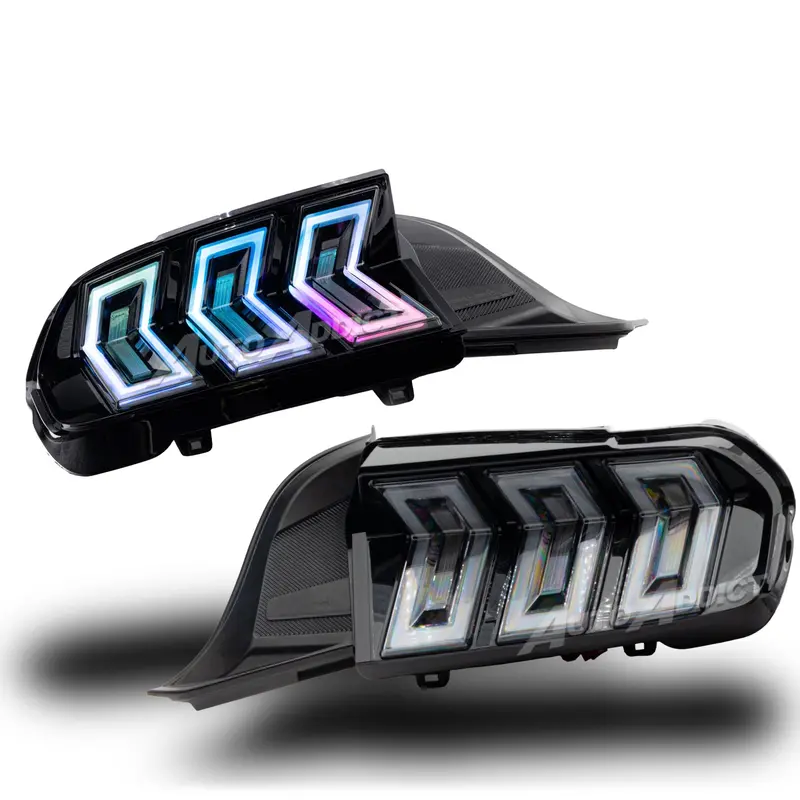 2024-2026 Mustang S650 Heritage-X™ Rgb Taillights Amber Turn Signal Sequential W/ Animation 1