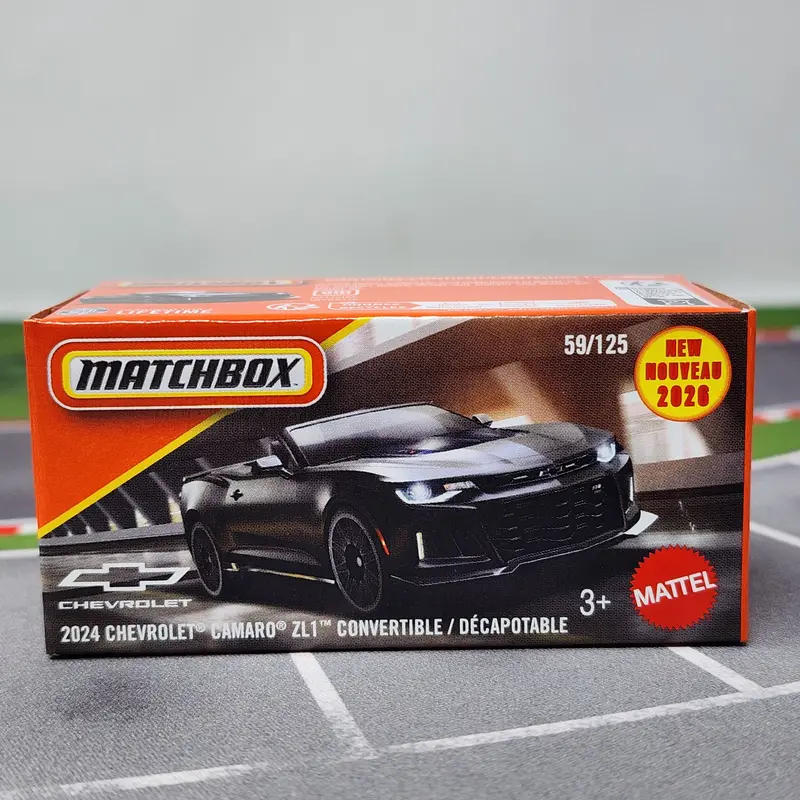2024 Camaro Zl1 Convertible #59 * 2026 Matchbox Power Grabs Case F 1