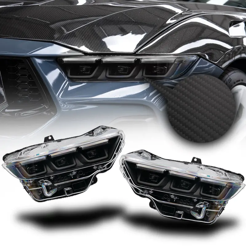 2024+ Ford Mustang S650 Pre-Preg Dry Carbon Fiber Housing Track Package Edition (Pair) 1
