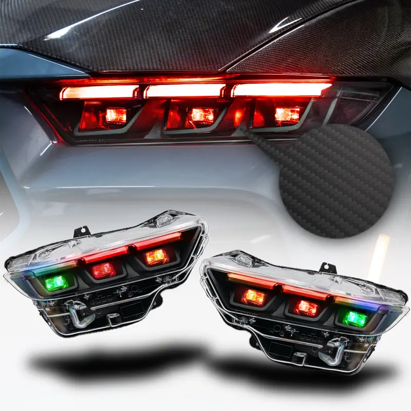 2024+ Ford Mustang S650 Rgb Pre-Preg Dry Carbon Fiber Housing Track Package Edition (Pair) 1