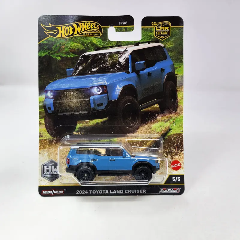 2024 Toyota Land Cruiser 5/5 * Blue * 2025 Hot Wheels Car Culture Off Road Case H 1