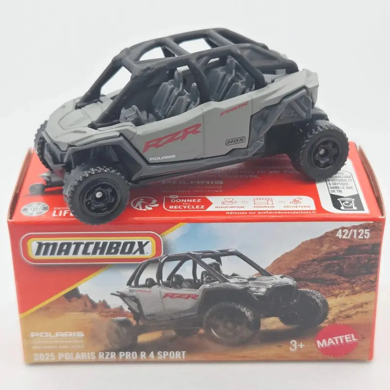 2025 Polaris Rzr Pro R 4 Sport #42 * 2026 Matchbox Power Grabs Case G 1
