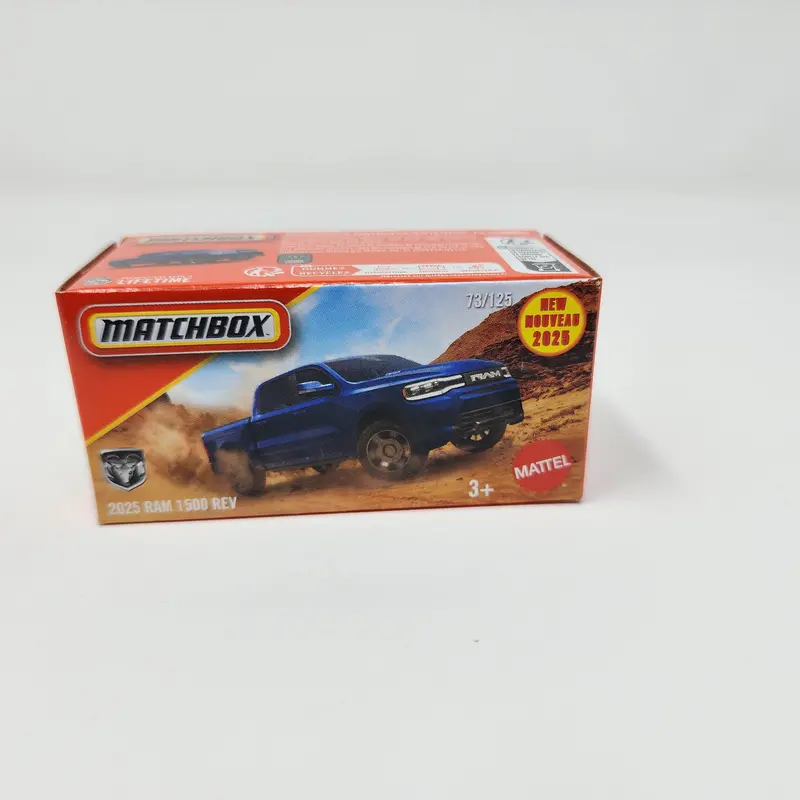 2025 Ram 150 Rev #73 * Blue * 2025 Matchbox Power Grabs Case F 1