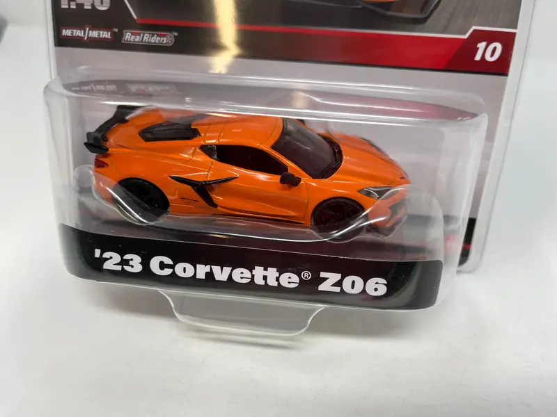 '23 Corvette Z06 #10 * Orange * 2024 Hot Wheels 1:43 Scale Series 2
