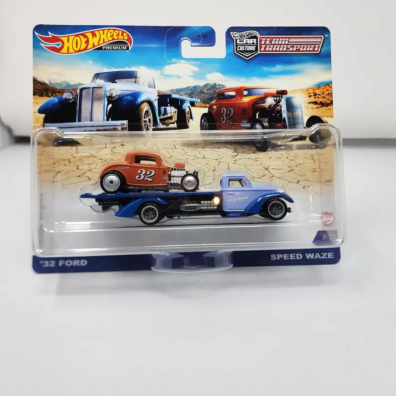 '32 Ford & Speed Waze Car Hauler * Hot Wheels Team Transport Car Culture 1