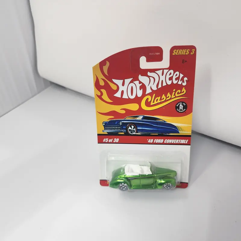 '40 Ford Convertible #5 * Green * Hot Wheels Classics 1