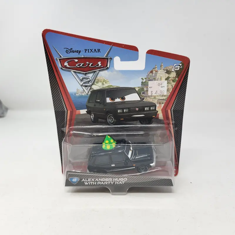 48 Alexander Hugo With Party Hat * Disney Pixar Cars 2 Movie 1