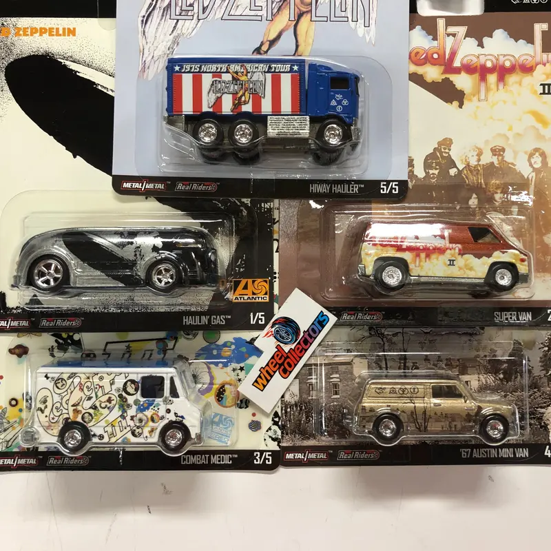 5 Car Set * 2019 Hot Wheels Led Zeppelin Pop Culture 2