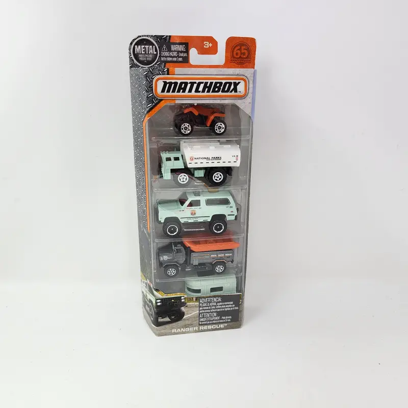 5-Pack Ranger Rescue National Parks * Matchbox Gift Pack 1
