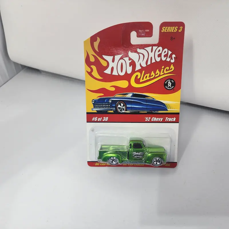 '52 Chevy Truck #6 * Green * Hot Wheels Classics 1