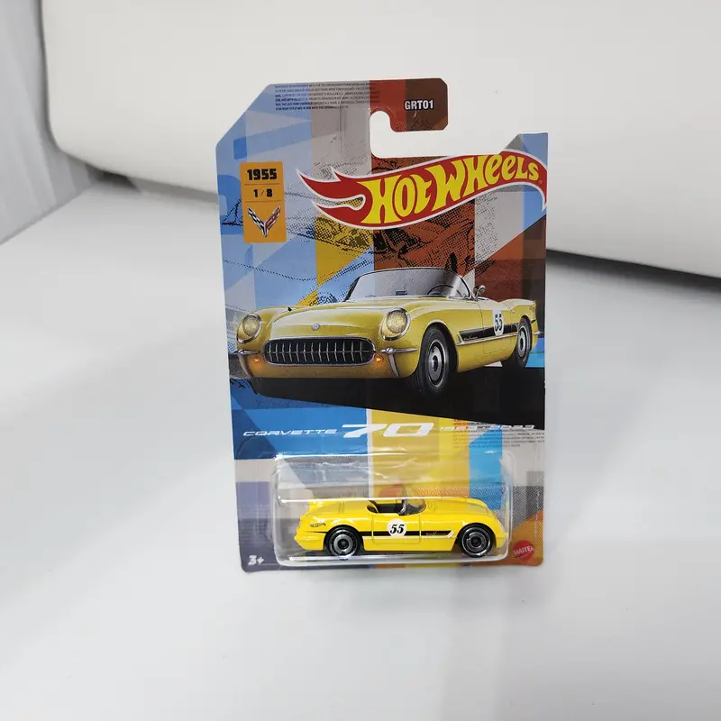 '55 Corvette * Yellow * Hot Wheels 70Th Anniversary Corvette 1