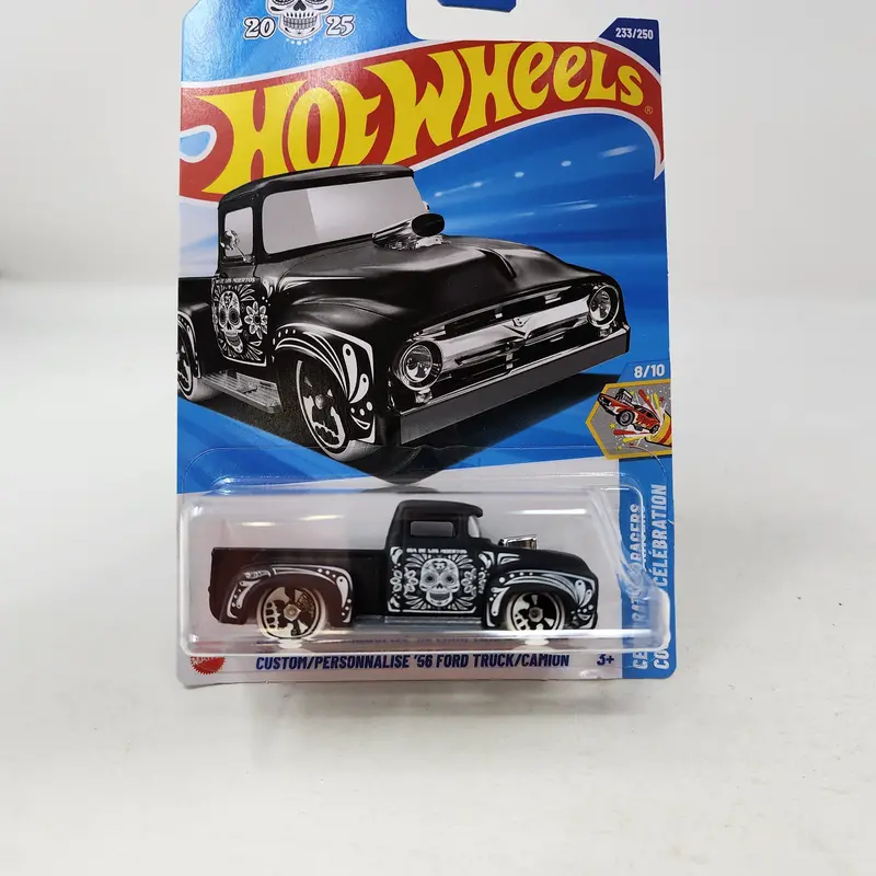 '56 Ford Truck #233 * Black * 2025 Hot Wheels  New! N Case 1