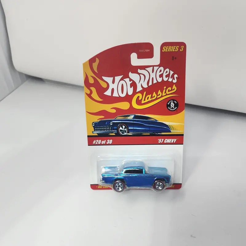 '57 Chevy #20 * Blue * Hot Wheels Classics 1
