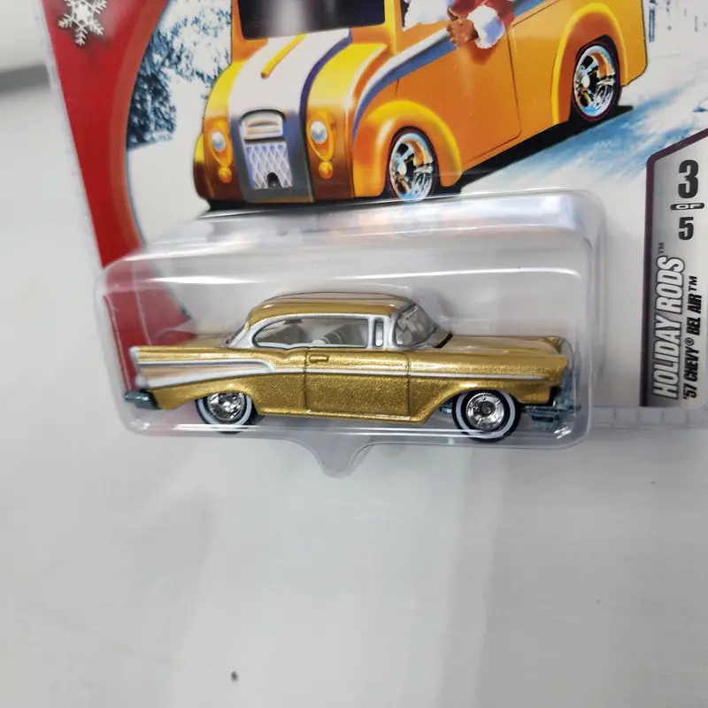 '57 Chevy Bel Air * Gold * Hot Wheels Holiday Rods 2