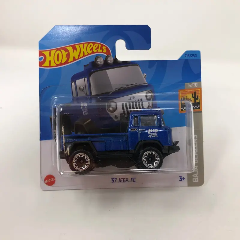 '57 Jeep Fc #218 * Blue * 2023 Hot Wheels Short Card Case P 1