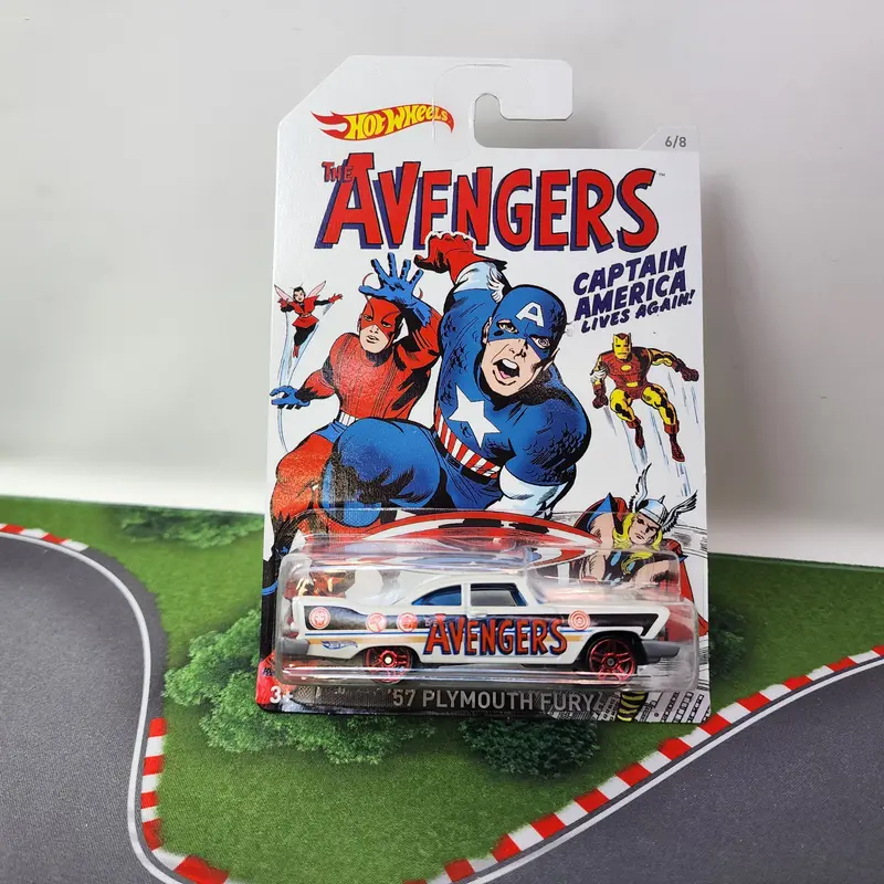 '57 Plymouth Fury * Hot Wheels Avengers Captain America 1
