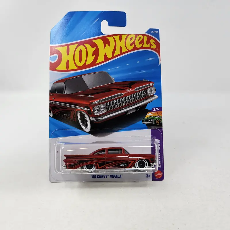 '59 Chevy Impala #44 Lowrider * Burgundy * 2026 Hot Wheels Case B 1