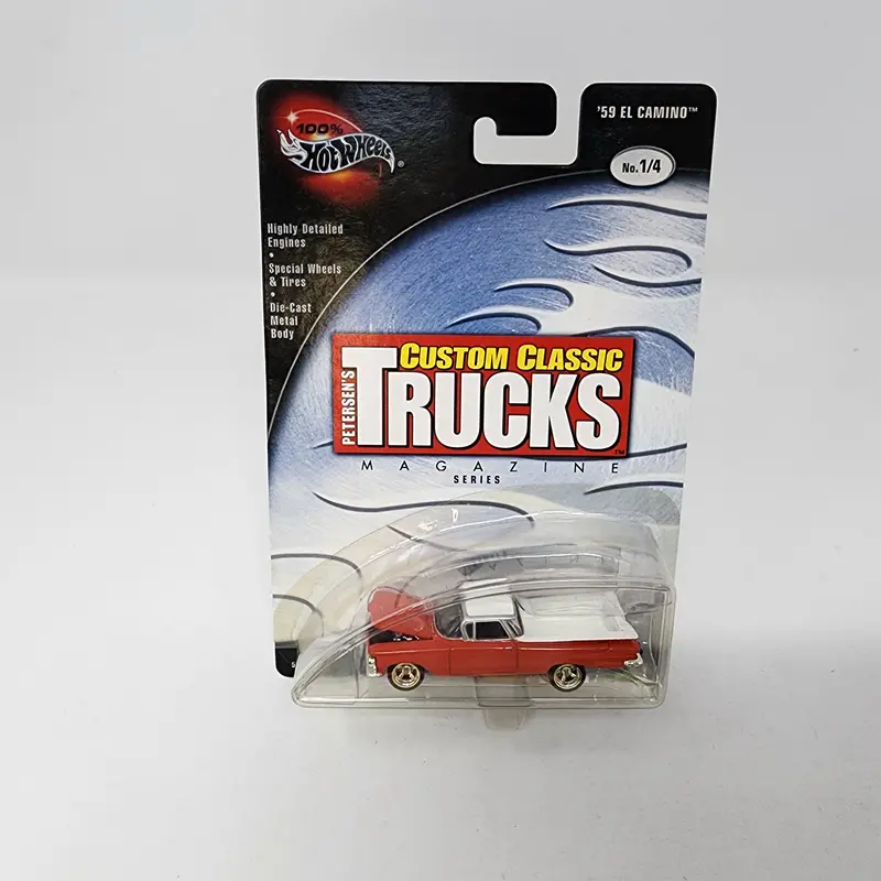 '59 El Camino * Orange/White * Hot Wheels 100% Trucks 1