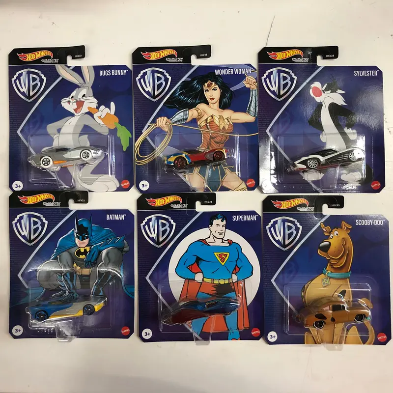 6 Car Set * 2023 Hot Wheels Wb Character Cars Case E 1