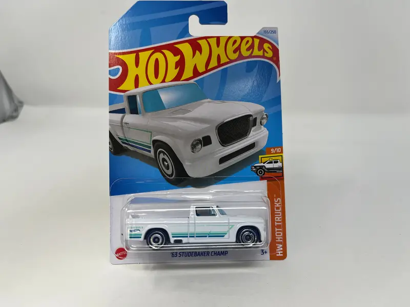 '63 Studebaker Champ #155 * White * 2024 Hot Wheels Case N 1
