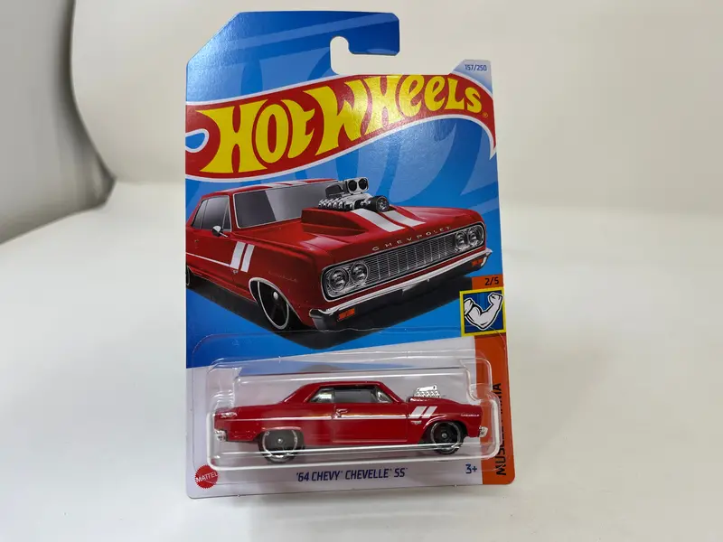 '64 Chevy Chevelle Ss #157 * Red * 2024 Hot Wheels Case J & H 1