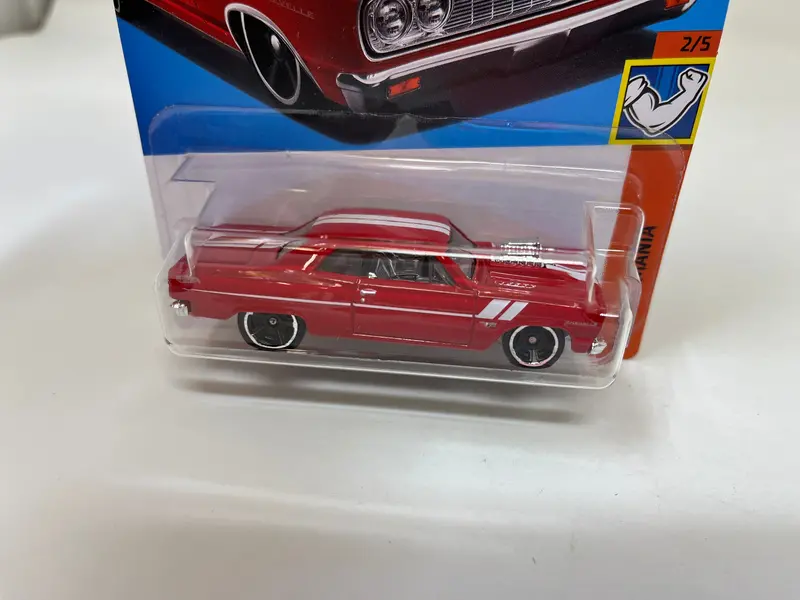'64 Chevy Chevelle Ss #157 * Red * 2024 Hot Wheels Case J & H 2