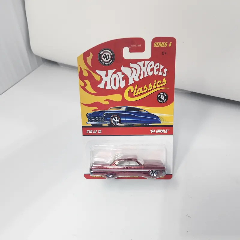 '64 Impala #10 * Red * Hot Wheels Classics 1