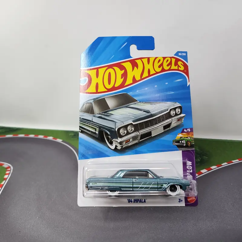 '64 Impala #95 * Light Blue * 2026 Hot Wheels Case E 1