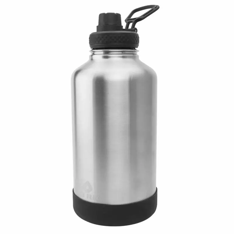 64 Oz Growler - Premium Silver 1