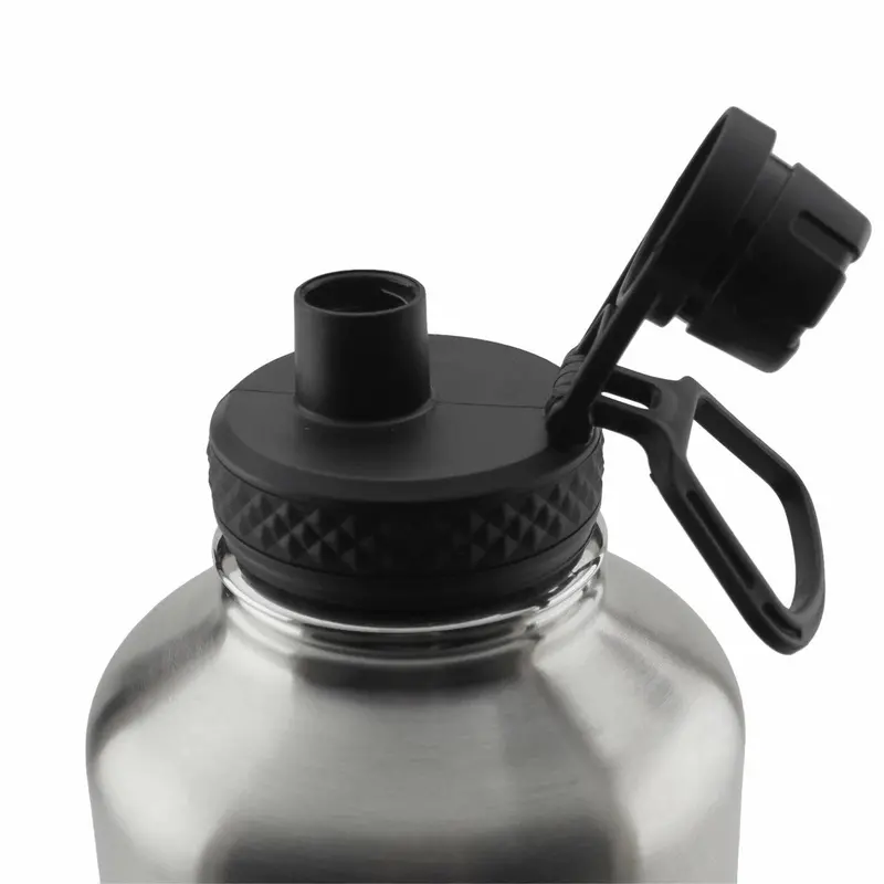 64 Oz Growler - Premium Silver 2