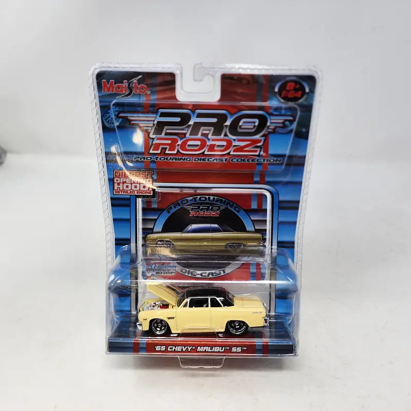 '65 Chevy Malibu Ss * Yellow * Maisto Pro Rods 1