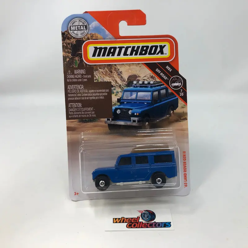 '65 Land Rover Gen Ii * Blue * Matchbox Basic Series 1