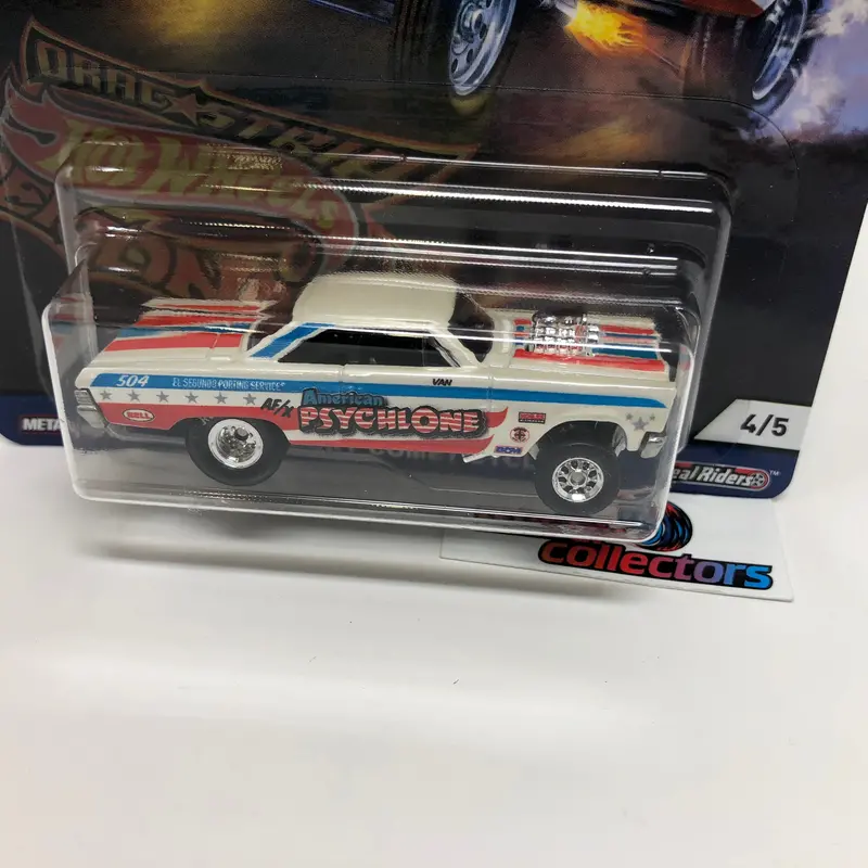 '65 Mercury Comet Cyclone * White * Hot Wheels Drag Strip Demons Car Culture 2