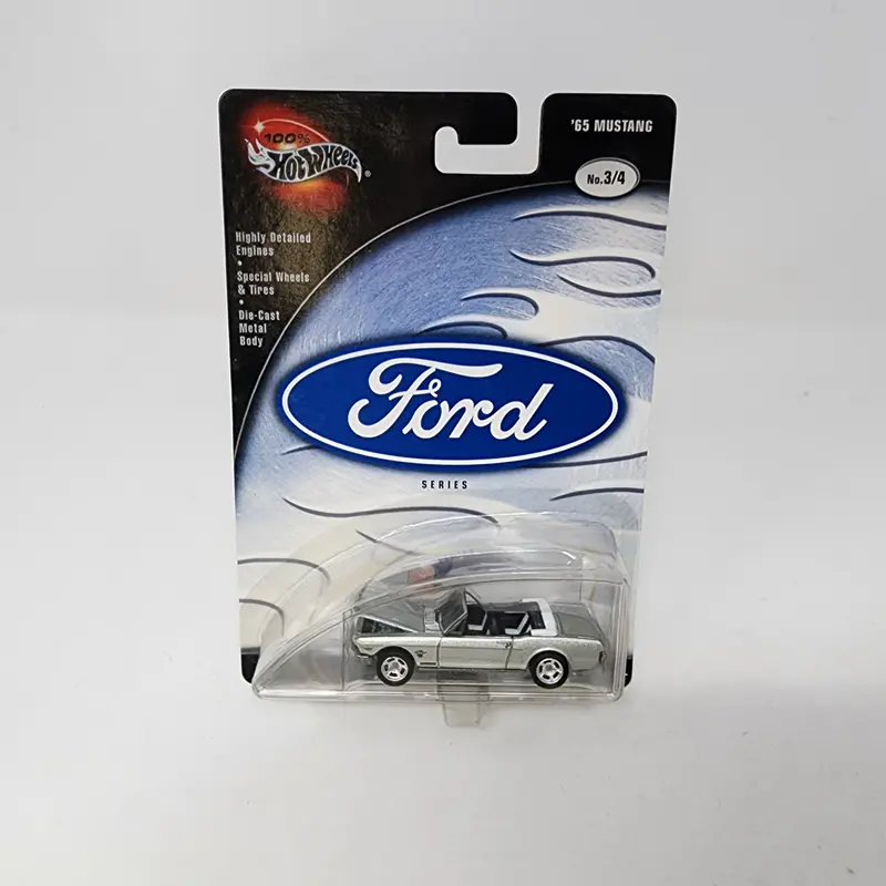 '65 Mustang * Silver * Hot Wheels 100% Ford 1