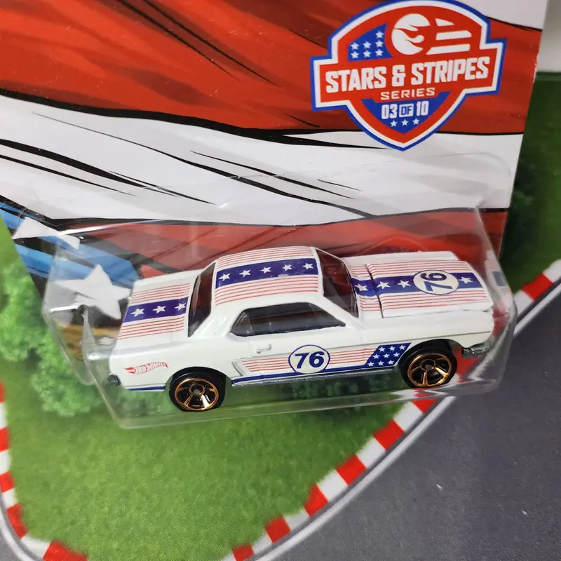 '65 Mustang * White * Hot Wheels Stars & Stripes 2