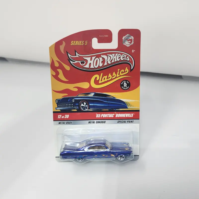 '65 Pontiac Bonneville 12 * Blue * Hot Wheels Classics 1