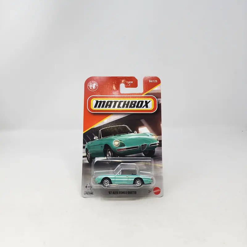 '67 Alfa Romeo Duetto #4 * Aqua * 2026 Matchbox Basic Mainline Case A 1