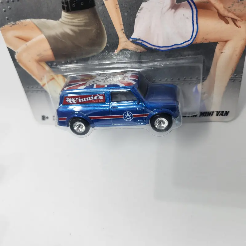'67 Austin Mini Van Nose Art * Hot Wheels Premium Pop Culture 2