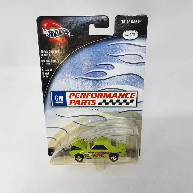 '67 Camaro * Green * Hot Wheels 100% Gm Parts 1