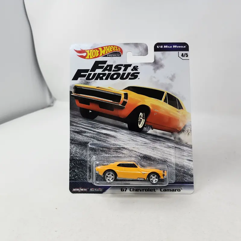 '67 Chevrolet Camaro * Orange * Hot Wheels Fast & Furious 1/4 Mile Muscle 1