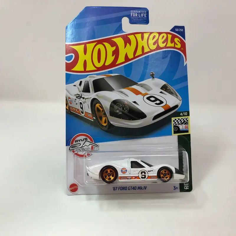 '67 Ford Gt40 Mk.Iv #58 * White Gulf * 2022 Hot Wheels Basic 1
