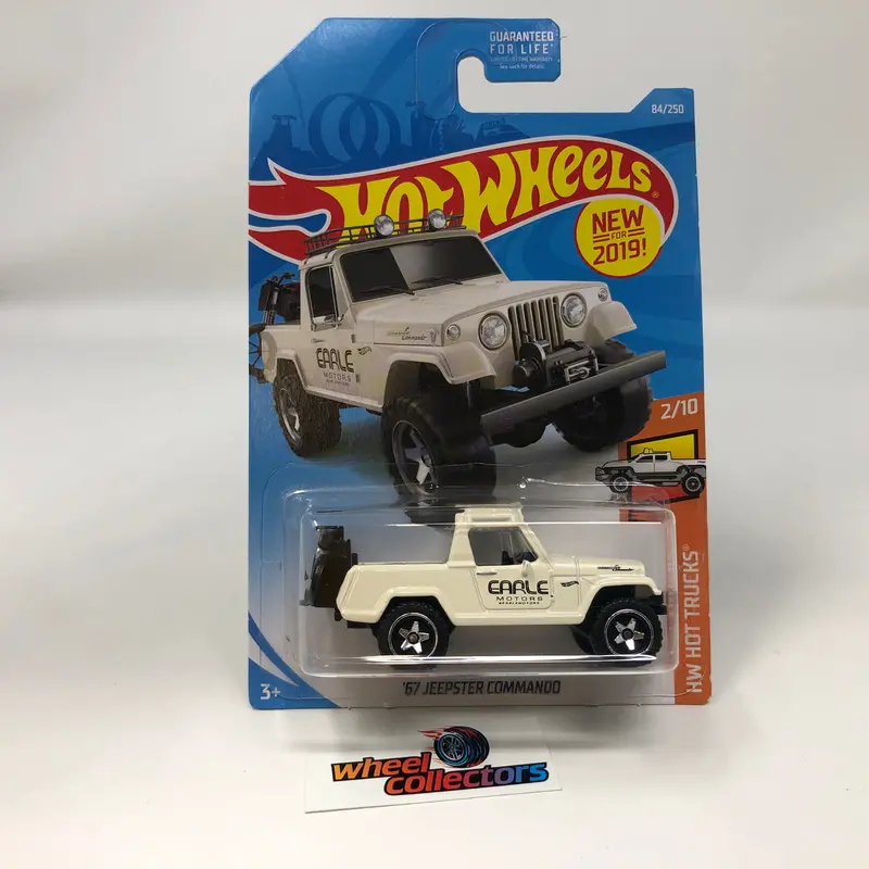 '67 Jeepster Commando #84 * White * 2019 Hot Wheels 1