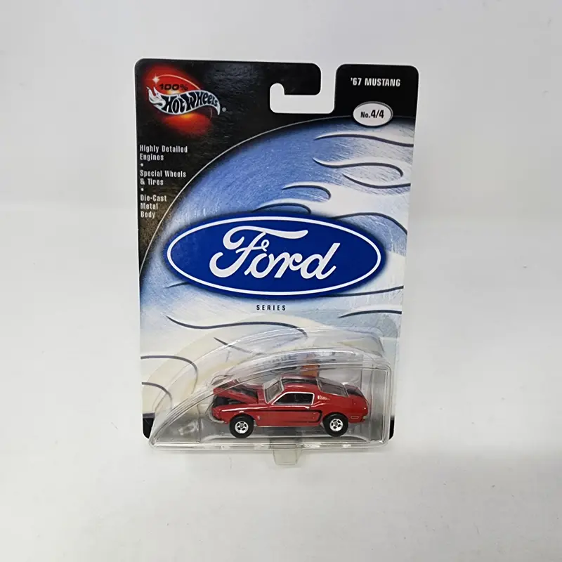 '67 Mustang * Burgundy * Hot Wheels 100% Ford 1