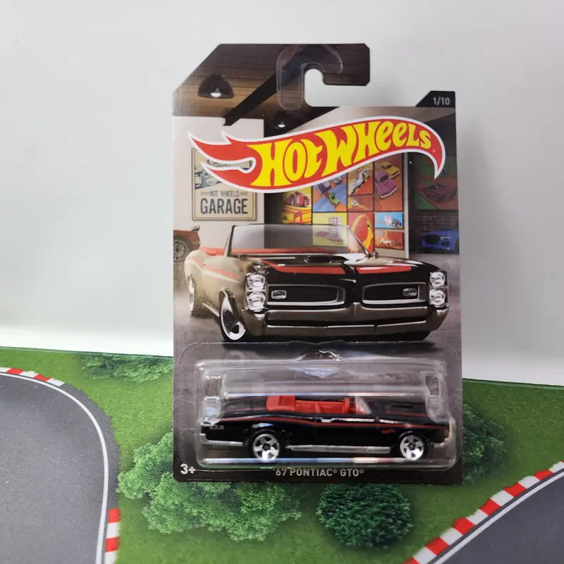 '67 Pontiac Gto #1 * Black * Hot Wheels Garage 1