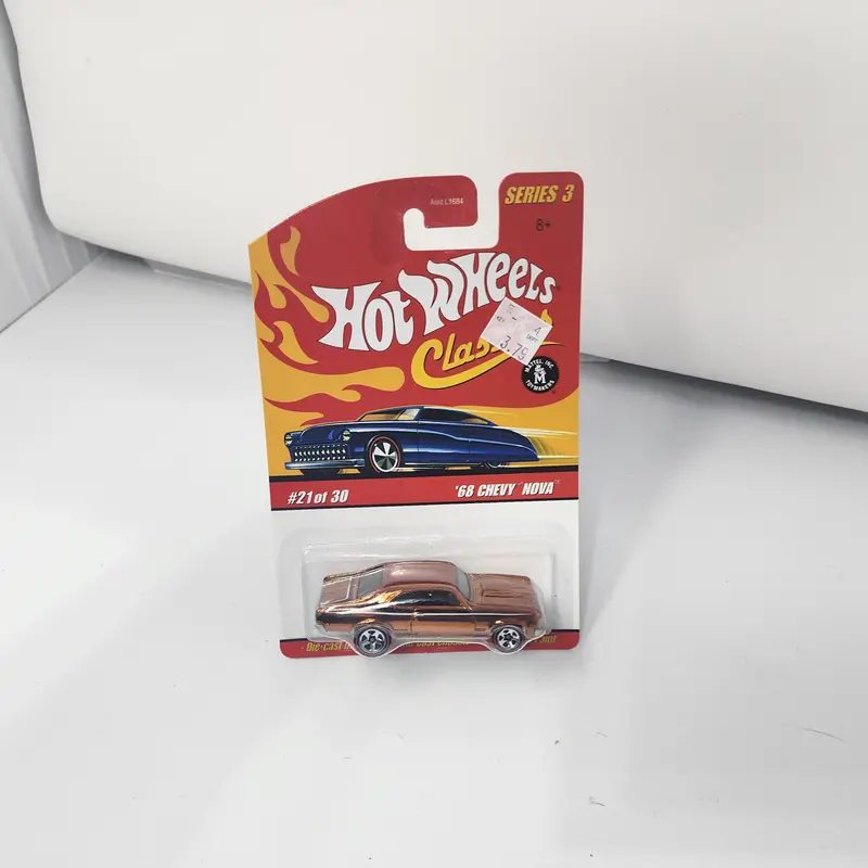 '68 Chevy Nova #21 * Orange * Hot Wheels Classics 1