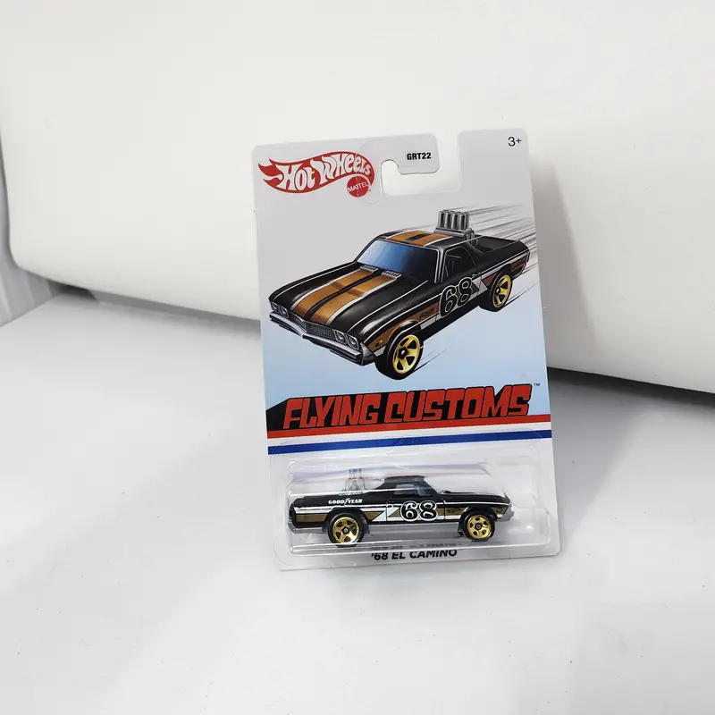 '68 El Camino * Black * Hot Wheels Flying Customs 1