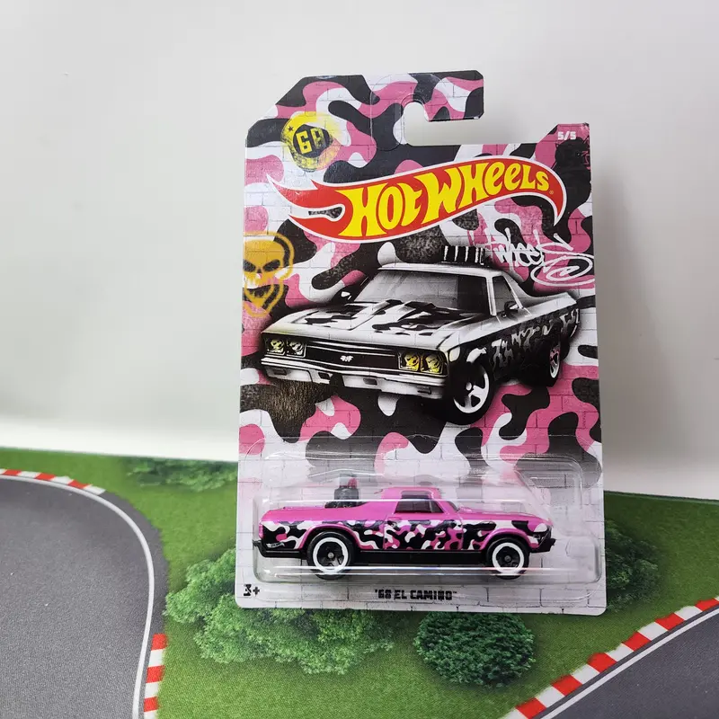 '68 El Camino * Pink * Hot Wheels Camo Series 1